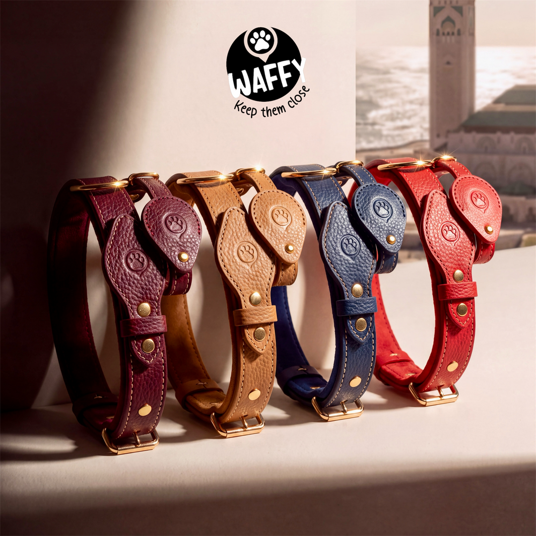 🎖️ Le meilleur collier en cuir pour chien : confort, élégance et GPS intégré