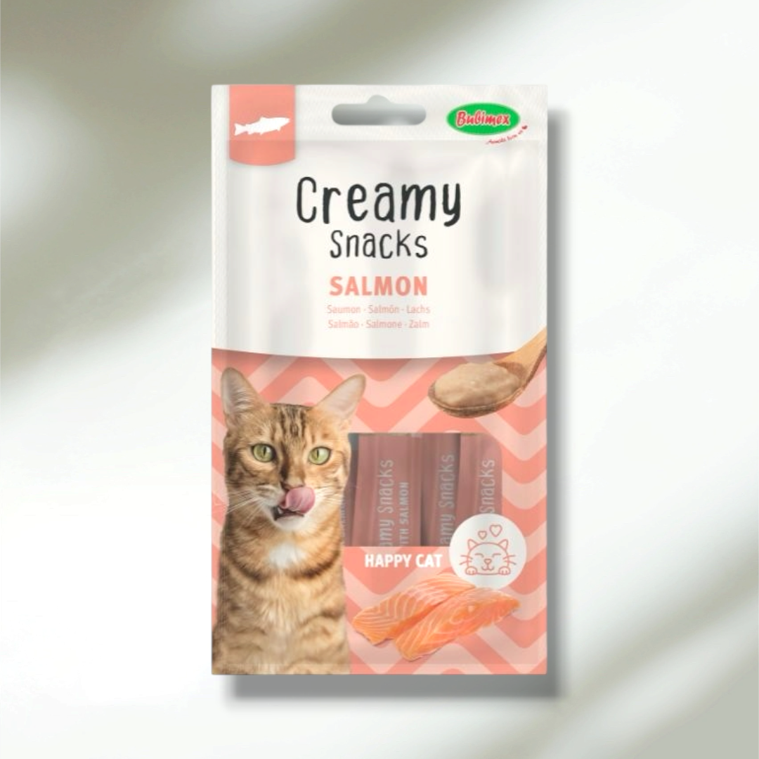 Friandise à Lécher Saumon Bubimex x4 60g — Le moment de complicité fondant