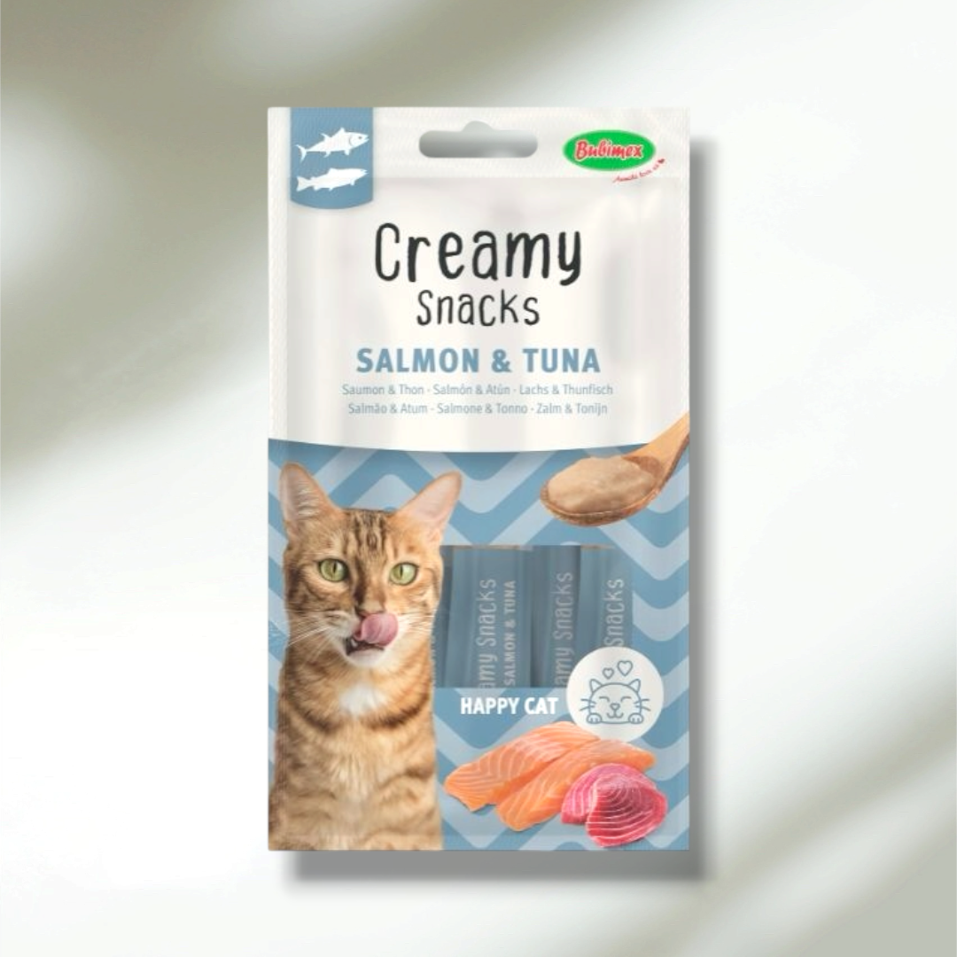 Friandise à Lécher Thon Bubimex x4 60g — La gourmandise crémeuse qui renforce le lien