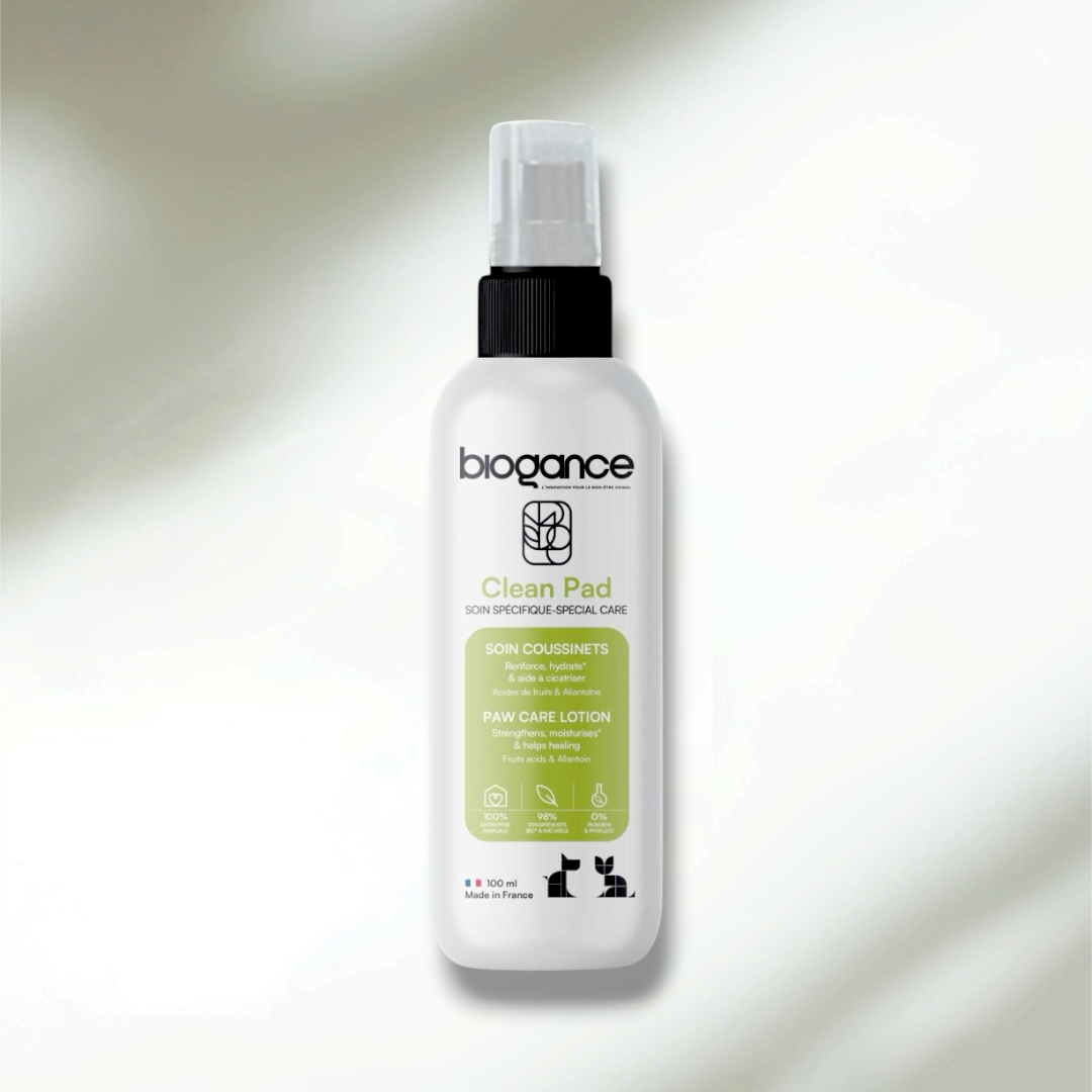 Lotion Coussinets Clean Pads Biogance 100ml — La protection des pattes en toute saison