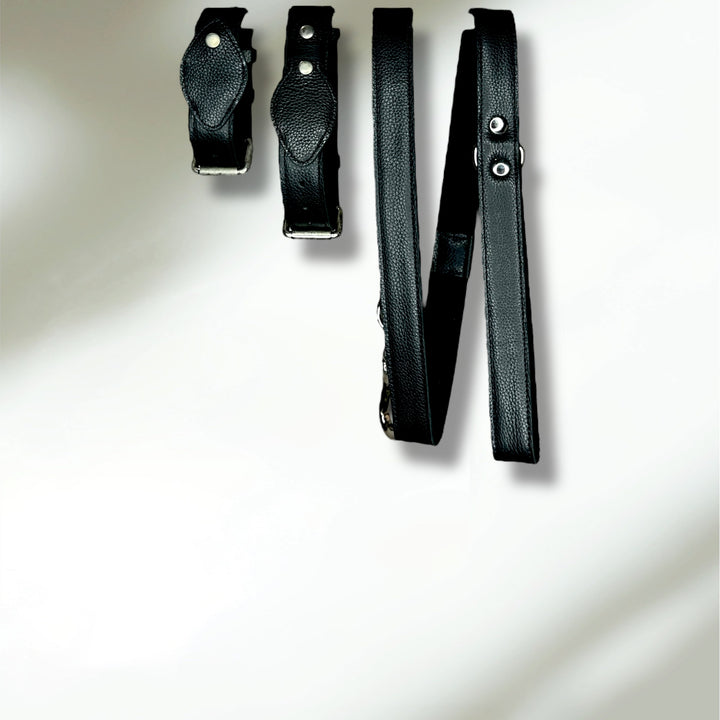 Collier en cuir WAFFY compatible AirTag 