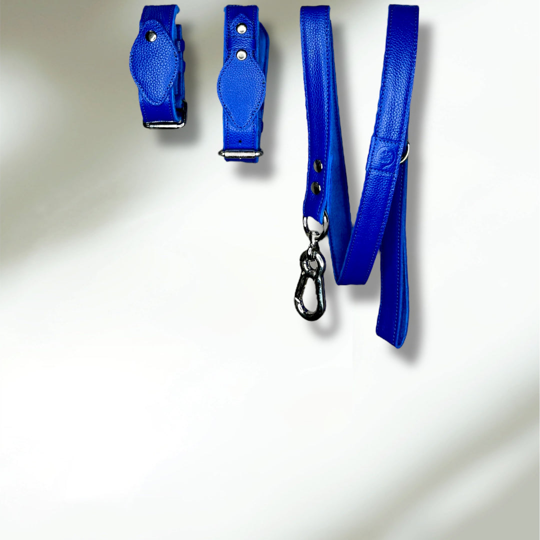 Collier en cuir WAFFY compatible AirTag 