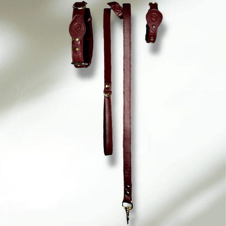 Collier en cuir WAFFY compatible AirTag 