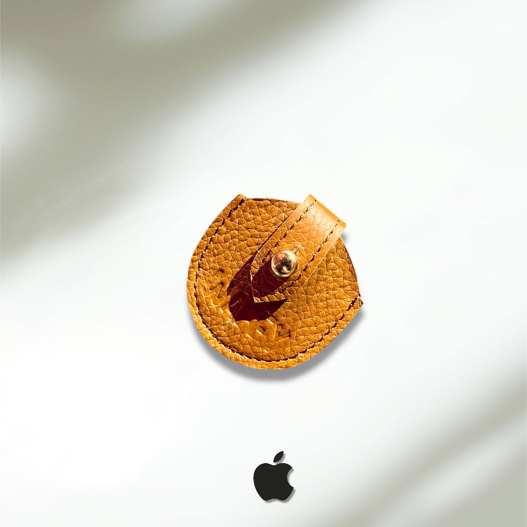 Pack Essentiel : Étui en cuir WAFFY + AirTag 