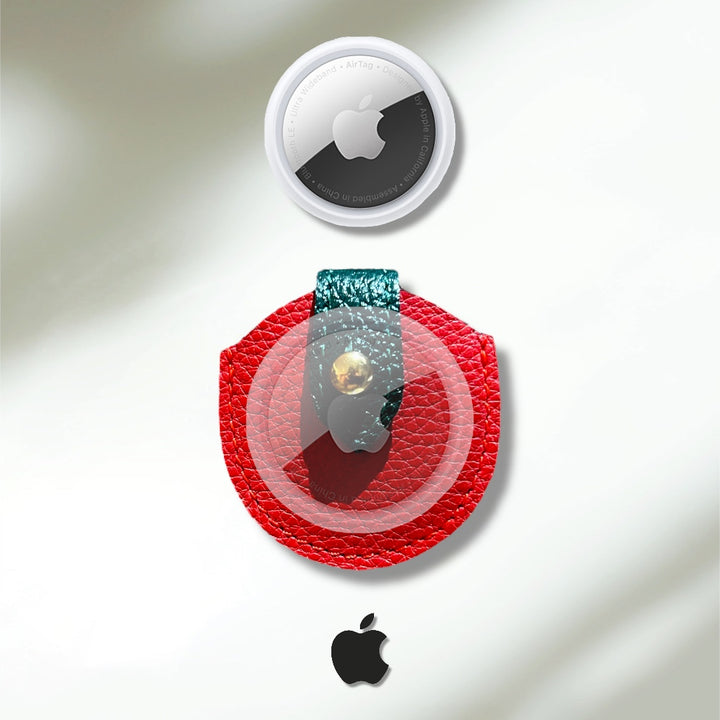 Pack Essentiel : Étui en cuir WAFFY + AirTag 