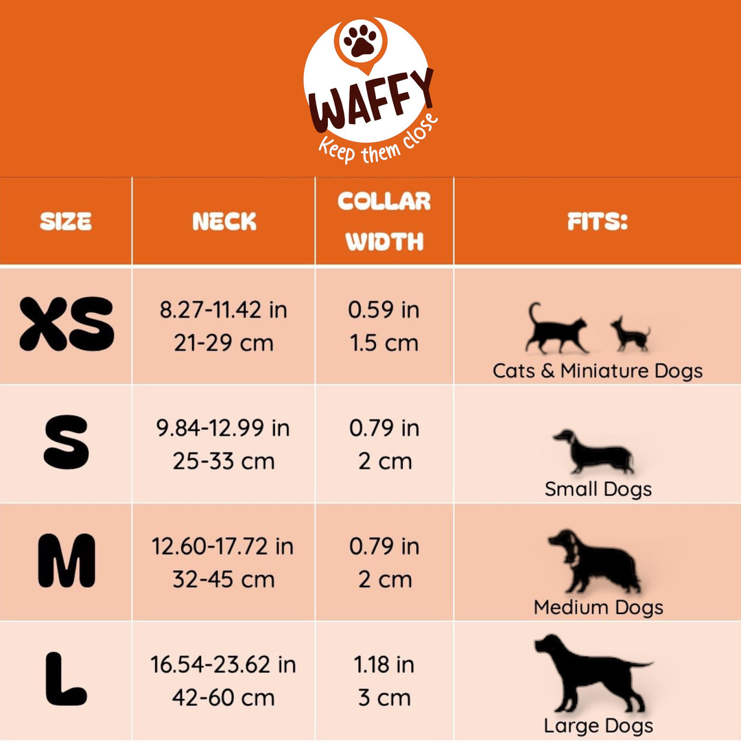 Pack Standard : Collier en cuir WAFFY + AirTag 